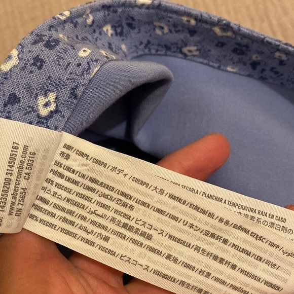 Abercrombie & Fitch linen blend floral mini skirt . Size S - Picture 5 of 8